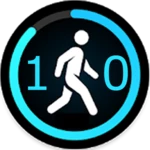 healthy steps pedometer android application logo